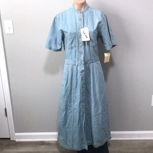 LEAD Vintage Deadstock Denim Jean Union Dress